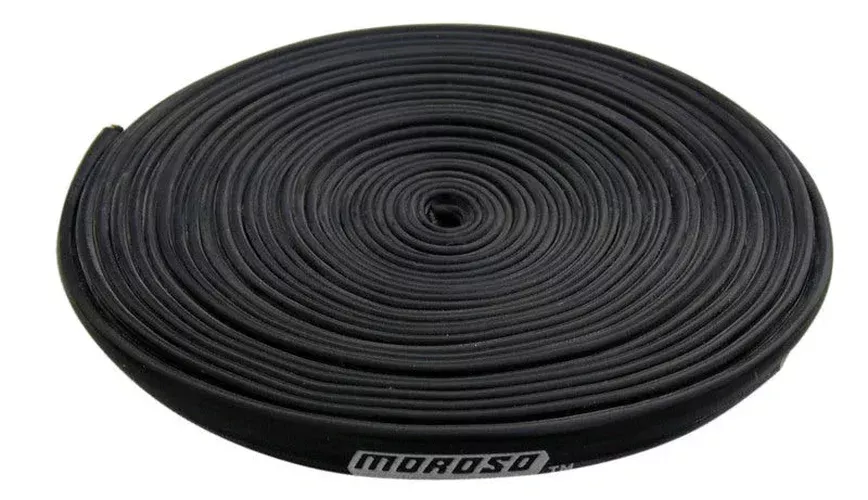 Moroso Insulated Spark Plug Wire Sleeve – 8mm – Black – 25ft Roll