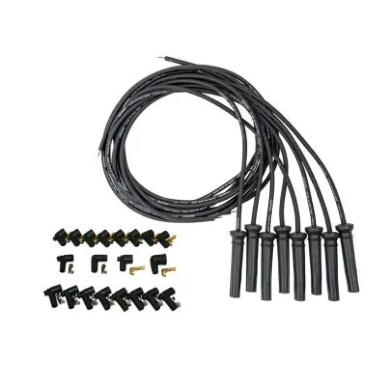 Moroso Pro Stock/Brodix PB201/CFE Ignition Wire Set – Ultra 40 – Unsleeved – Black fits GM