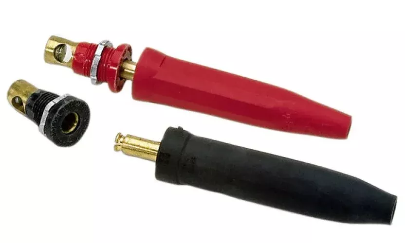 Moroso Quick-Disconnect Flush Mount Battery Cable Connectors – 1 Black – 1 Red