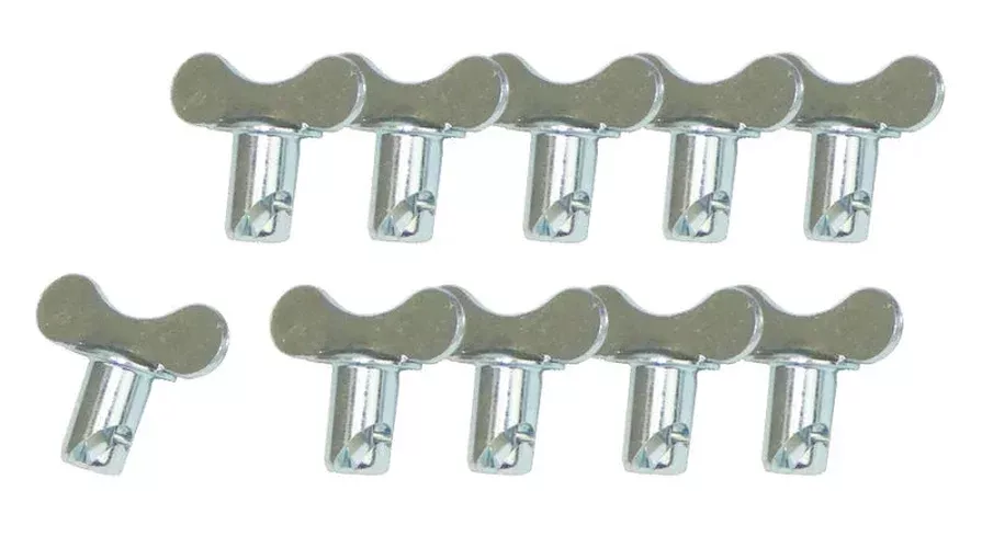 Moroso Quick Fastener – Butterfly Head – 5/16in x .400in – Steel – 10 Pack