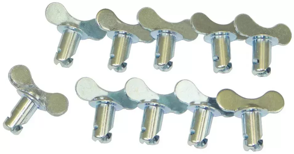 Moroso Quick Fastener – Butterfly Head – 5/16in x .450in – Steel – 10 Pack