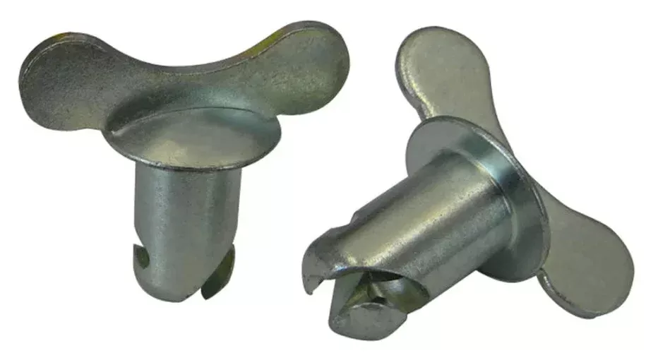 Moroso Quick Fastener – Butterfly Head – 7/16in x.550in – Steel – 10 Pack