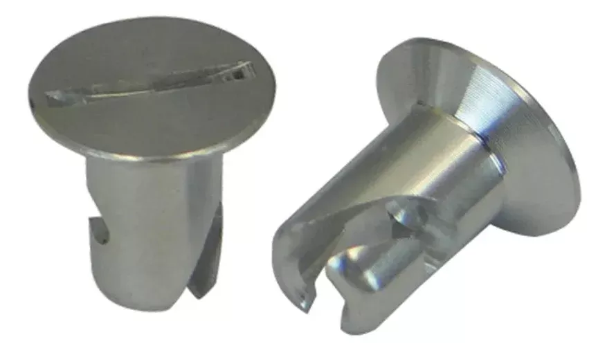 Moroso Quick Fastener – Flush Head – 5/16in x .400in – Aluminum – 10 Pack