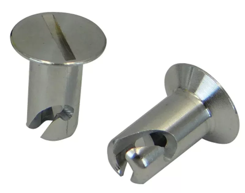 Moroso Quick Fastener – Flush Head – 5/16in x .500in – Aluminum – 10 Pack