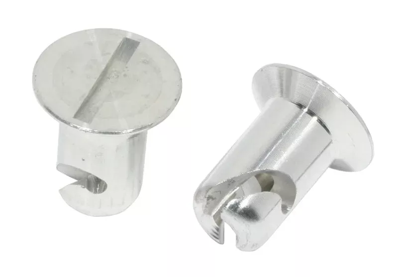 Moroso Quick Fastener – Flush Head – 7/16in x .400in – Aluminum – 10 Pack