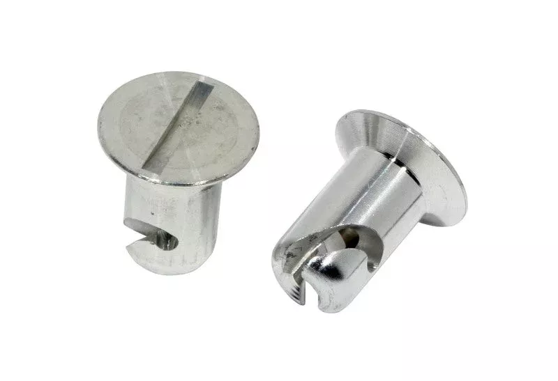 Moroso Quick Fastener – Flush Head – 7/16in x .550in – Aluminum – 10 Pack