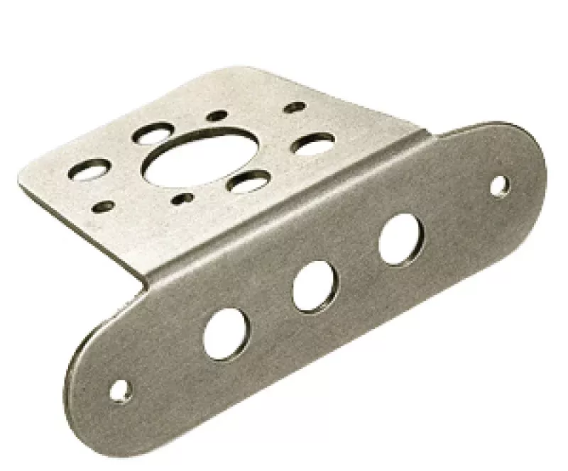 Moroso Quick Fastener Mounting Bracket – 5/16in – Bent at 90 Degree – Steel – 10 Pack