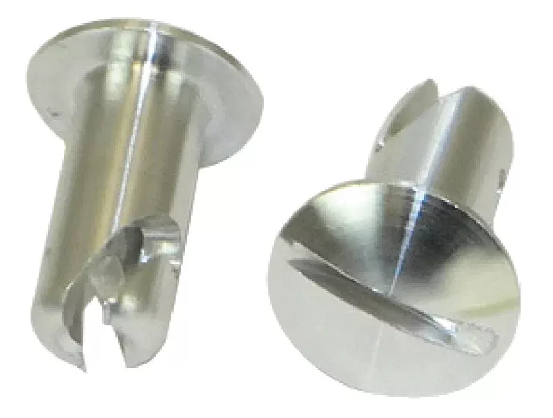Moroso Quick Fastener – Oval Head – 5/16in x .500in – Aluminum – 10 Pack