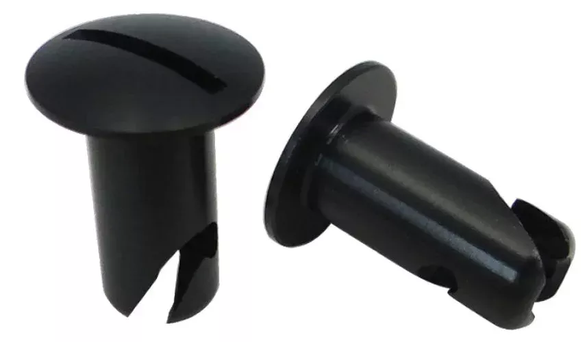 Moroso Quick Fastener – Oval Head – 5/16in x .500in – Steel – Black – 10 Pack