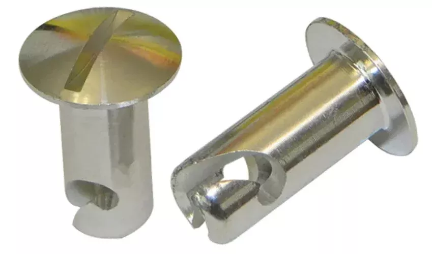 Moroso Quick Fastener – Oval Head – 5/16in x .550in – Aluminum – 10 Pack