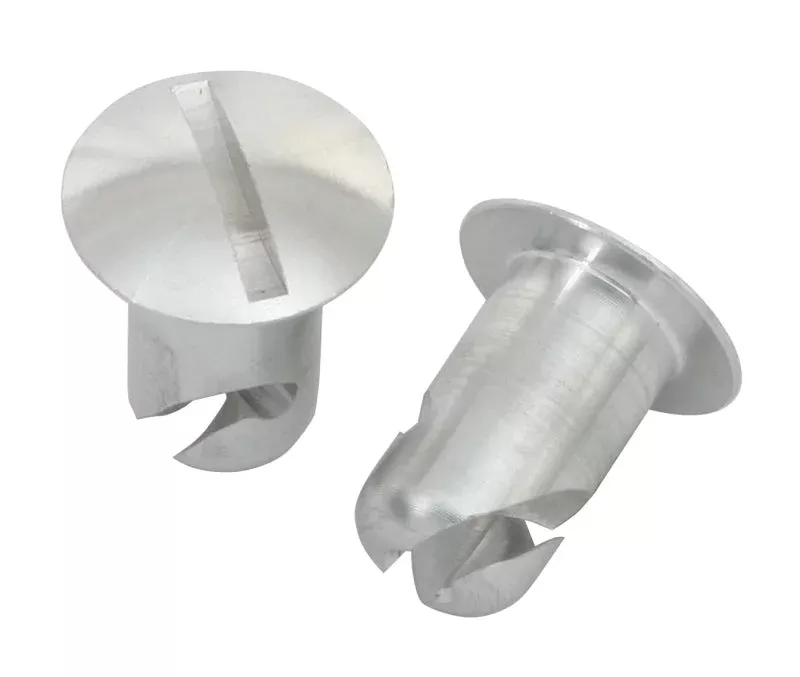 Moroso Quick Fastener – Oval Head – 7/16in x .400in – Aluminum – 10 Pack