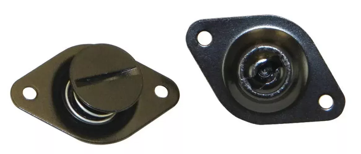 Moroso Quick Fastener – Self Ejecting – 7/16in x .500in – Steel – Black – 10 Pack