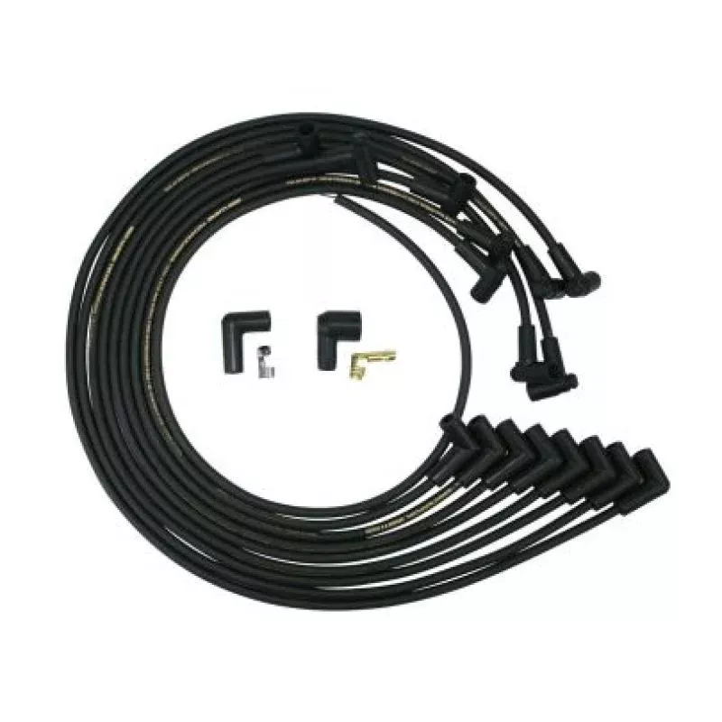 Moroso Small Block Under Header Unsleeved HEI 90 Degree Mag Tune Ignition Wire Set 9867M fits Chevrolet