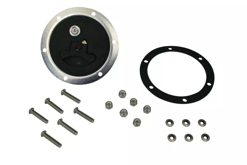 Moroso Supercharger Fuel Cell Cap w/ Ring / Gasket / Hardware – Black
