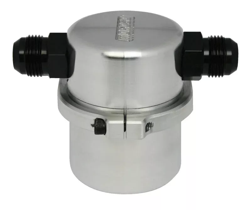 Moroso Universal Air/Oil Separator Catch Can -12An Inlet/Outlet – Billet Aluminum