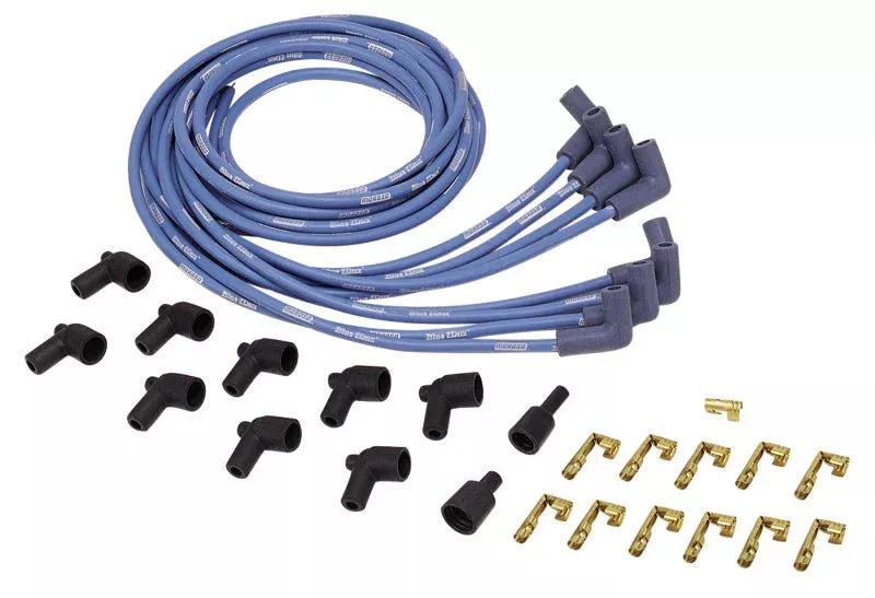 Moroso Universal Ignition Wire Set – Blue Max – Solid Core – 90 Degree – 36in
