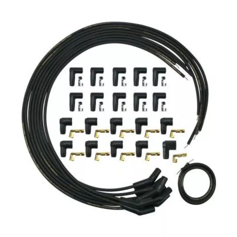 Moroso Universal Mag Tune 135 Degree Wire Set – Black