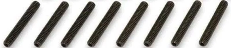 Moroso Wing Nut Stud – 1/4in-20 x 1.75in – 8 Pack