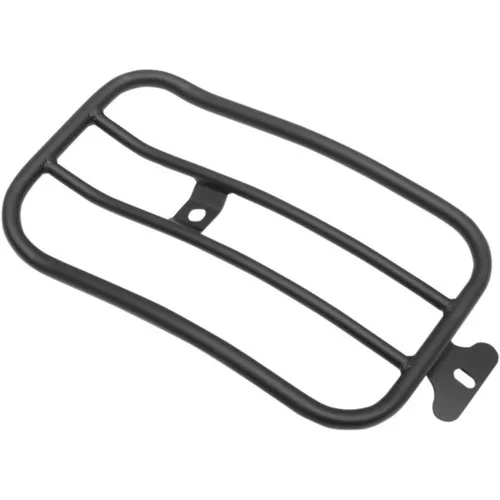 Motherwell 7" Solo Luggage Rack for 2007-2017 Harley Fat Boy* - Matte Black