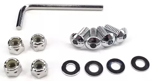 Motion Pro Chrome License Plate Frame Hardware - 33-1000