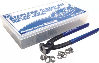 Motion Pro Stepless Clamp Fuel Line Fittings Kit 80/Pc - 12-0083