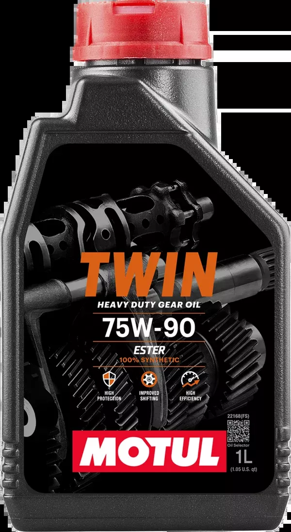 Motul Twin Heavy-Duty Synthetic Gear Oil – 75W90 – 1 Liter