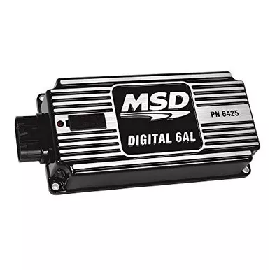 MSD 64253 Black 6AL Digital Ignition with Rev Control - Black