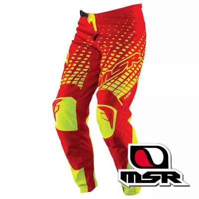 MSR Axxis Pant [Red/Hi-Viz, 32 US]