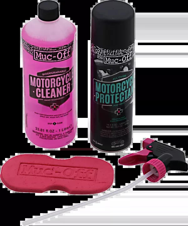 Muc-Off USA Cleaner/Spray Duo With Sponge
