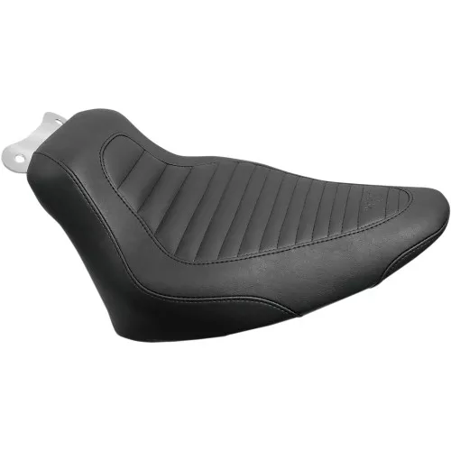 Mustang 12" Tripper Solo Seat for 2000-2017 Harley Softail FLSTC/ FLSTN - Tuck N Roll