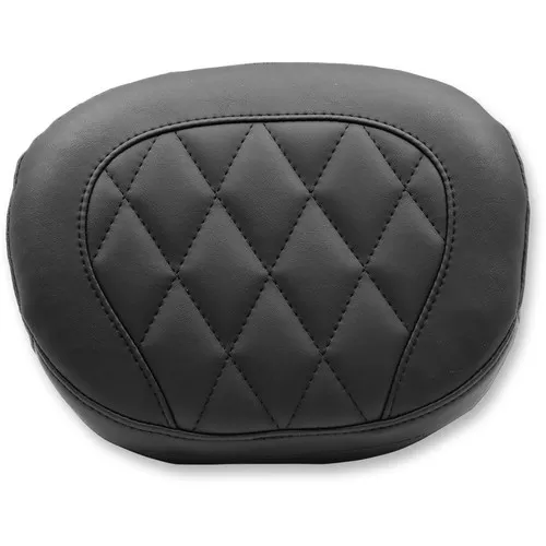 Mustang Diamond Large Sissy Bar Pad for Harley Softail Slim and Blackline - Black