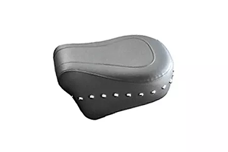 Mustang Seats 11 inch Rear Seat for Harley Davidson Touring Models 2008-Up -Chrome Studs