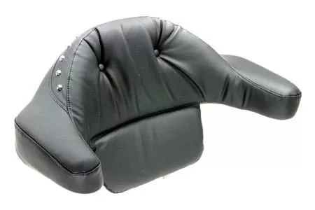 Mustang Seats Regal Extended Arm Wrap-Around Backrest for Harley Davidson Touring Models 2014-Up -Black Studs (with King Tour Pak Only)