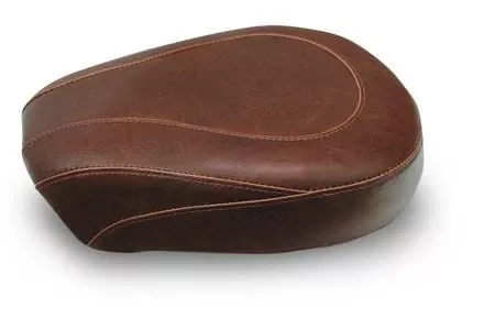 Mustang Seats Wide Tripper Passenger Seat for Harley Davidson Touring Models 08-Up -Brown Distressed