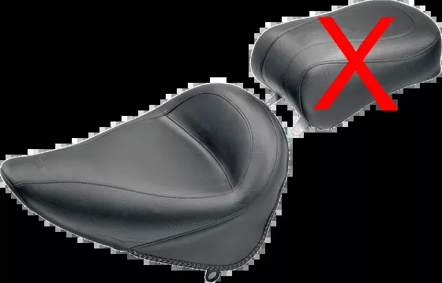 Mustang Solo Seat for 2000-2007 Harley Softail Fat Boy Night Train Heritage 75086