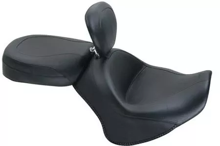 Mustang Two-Piece Wide Seat with Driver Backrest for Stryker '11-15 - Wide Vintage