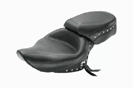 Mustang Wide Rear Seat for Sportster '04-up - Studded