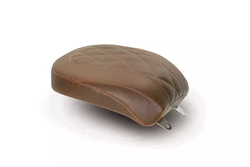 Mustang Wide Tripper Passenger Seat for '00-06 Softail Models w/Standard Rear Tire -Distressed Brown