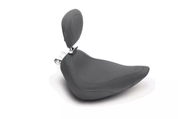 Mustang Wide Tripper Solo w/ Driver Backrest for Harley Davidson Softail, Heritage Classic 2007-2015, Deluxe (without standard rack) 2005-2015, Heritage Springer 2000-2003, Springer Classic 2005-2007