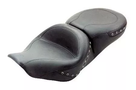 MustangOne-Piece Touring Seatfor Road King '97-07 -Black Studs