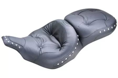 MustangOne-Piece Ultra Touring Seatfor FLHT & FLTR '97-07 -Regal Studded