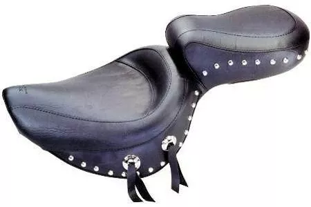 MustangOne-Piece Wide Seat for VS700/750/800 Intruder '85-04 and S50 '05-up-Studded