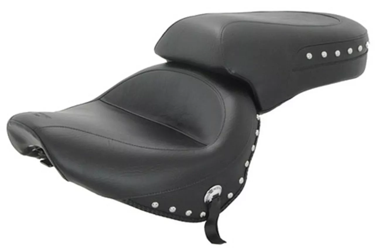 MustangOne-Piece Wide Seatfor V-Star 650 Custom, Classic and Silverado '98-Up-Studded