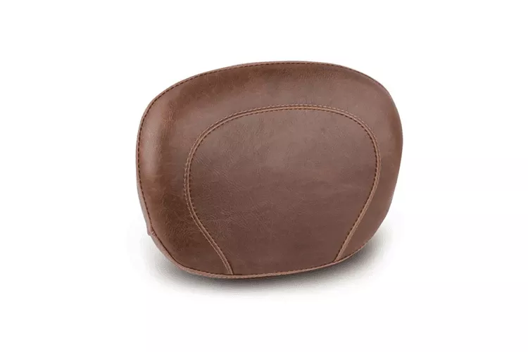 MustangPassenger Backrest Padfor FLHT/FLTR/FLHR/FLHX'97-Up -Smooth, Distressed Brown