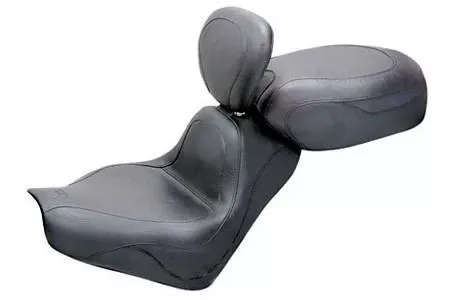 MustangTwo-Piece Seat with Driver Backrestfor VTX1300R '02-Up -Sport Vintage