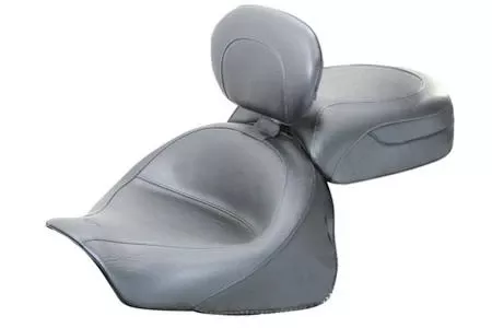 MustangTwo-Piece Seat with Driver Backrestfor Vulcan 1600 Classic '03-Up -Vintage