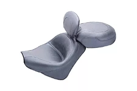 MustangTwo-Piece Wide Seat with Driver Backrestfor VTX1300R '02-Up -Vintage