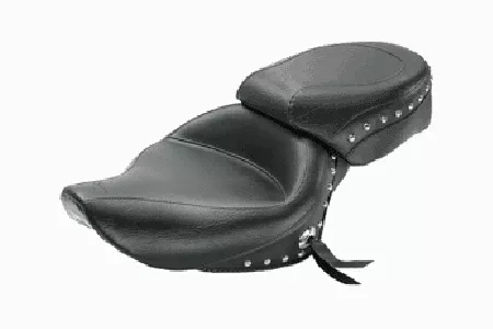 MustangWide Solo Seatfor Sportster '04-up (3.3 gallons) -Studded