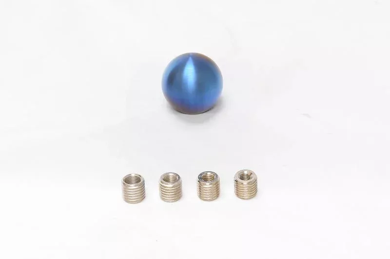 MXP Burned Titanium Round Shift Knob with Insert