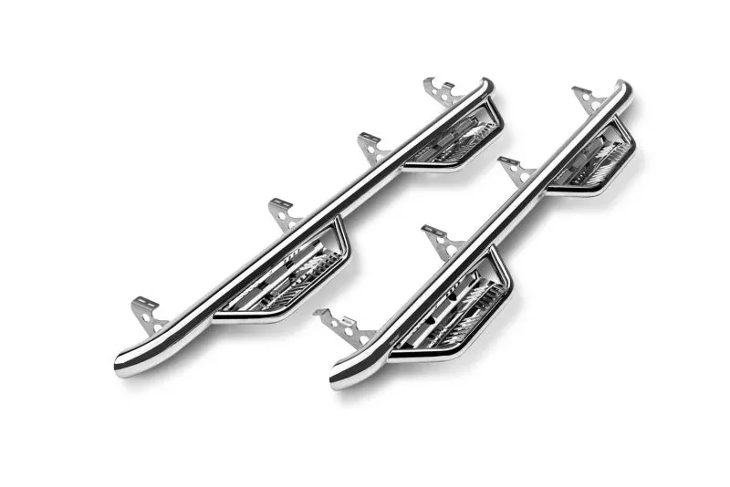 N-Fab Podium HPC1473QC-SS Polished Stainless 3in fits 2014-2019 Chevrolet Silverado 1500, Silverado 2500 HD, Silverado 3500 HD / GMC Sierra 1500, Sierra 2500 HD, Sierra 3500 HD